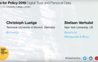 Data Policy 2019 - interview