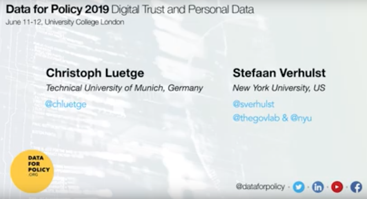 Data Policy 2019 - interview