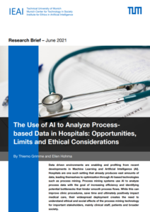 June 2021 IEAI – Research Brief: The Use of AI to Analyze Process-based Data in Hospitals
