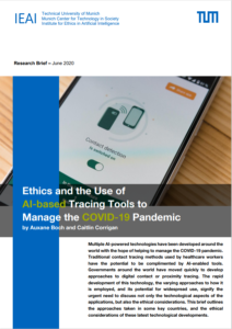June 2020 IEAI - Research Brief: Ethics and the Use of AI-based Tracing Tools to Manage the COVID-19 Pandemic